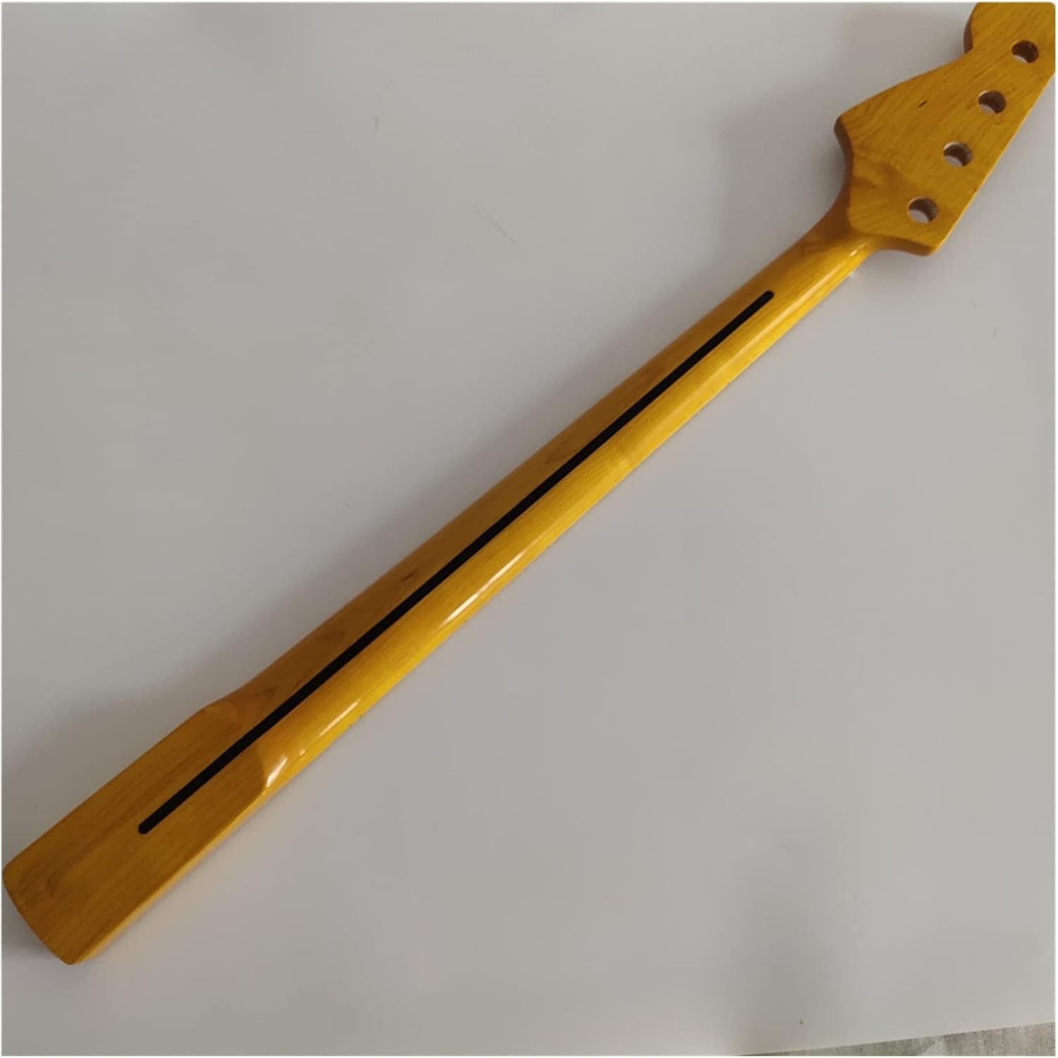 4 String Maple 20 Frets Bass Guitar Neck Replacement Maple Fingerboard 34 Inch Electric Guitar Neck