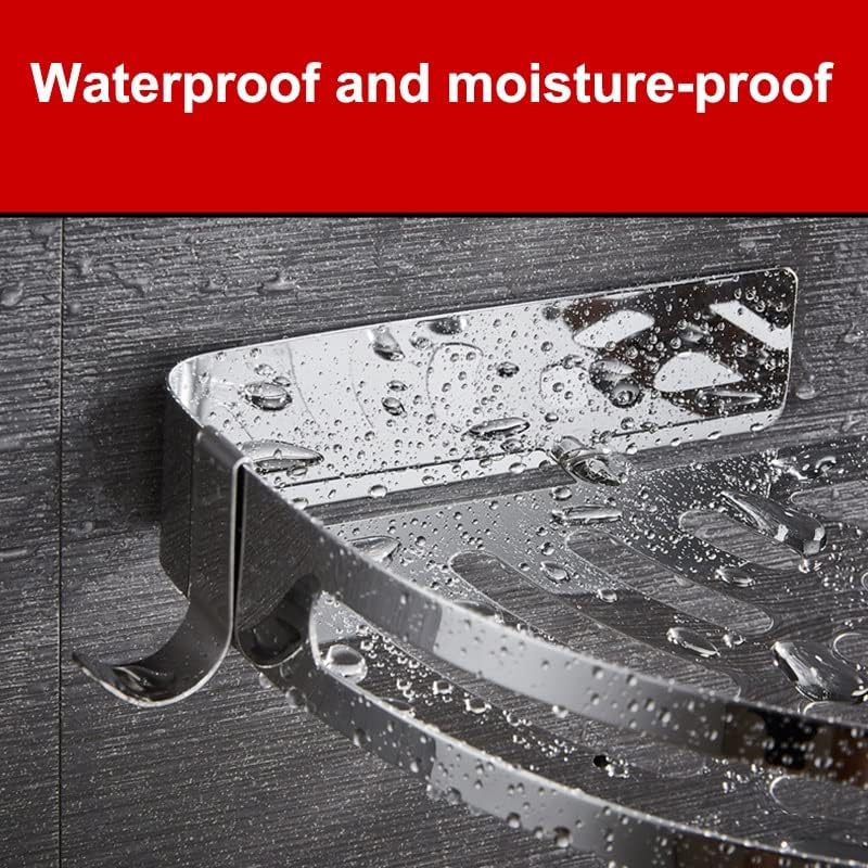 VIDI Layers Corner Shower Shelf Bathroom Shampoo Holder Stainless Steel Punch Free Kitchen Tripod Stand