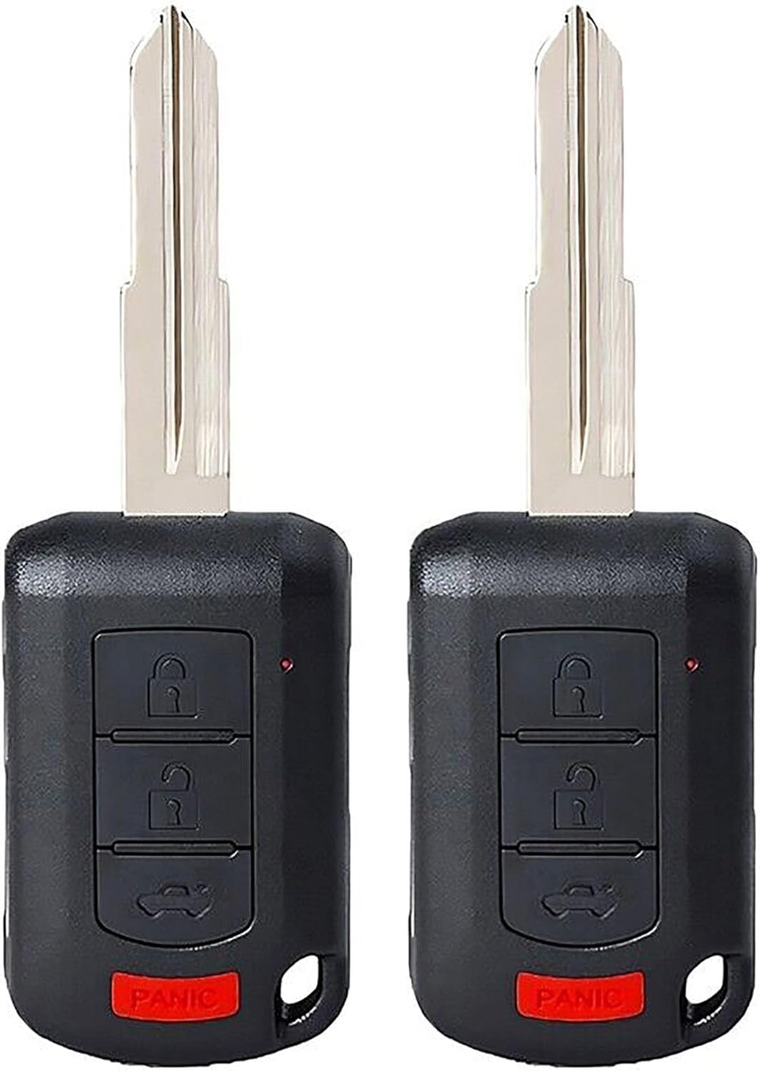 2X New Replacement Key Fob Remote Compatible with & Fit for Mitsubishi Vehicles - MPN OUCJ166N-05