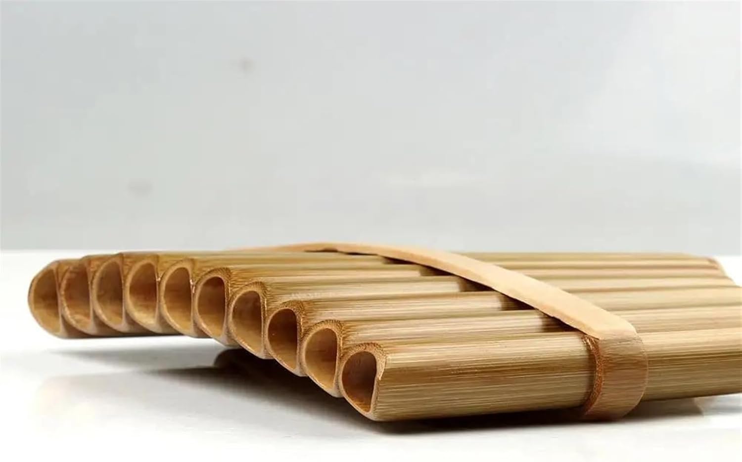 10 Pipes C Key Pan Flute Pan Pipes Woodwind Instrument Chinese Traditional Musical Instrument Left Right Hand (Color : Right-hand)