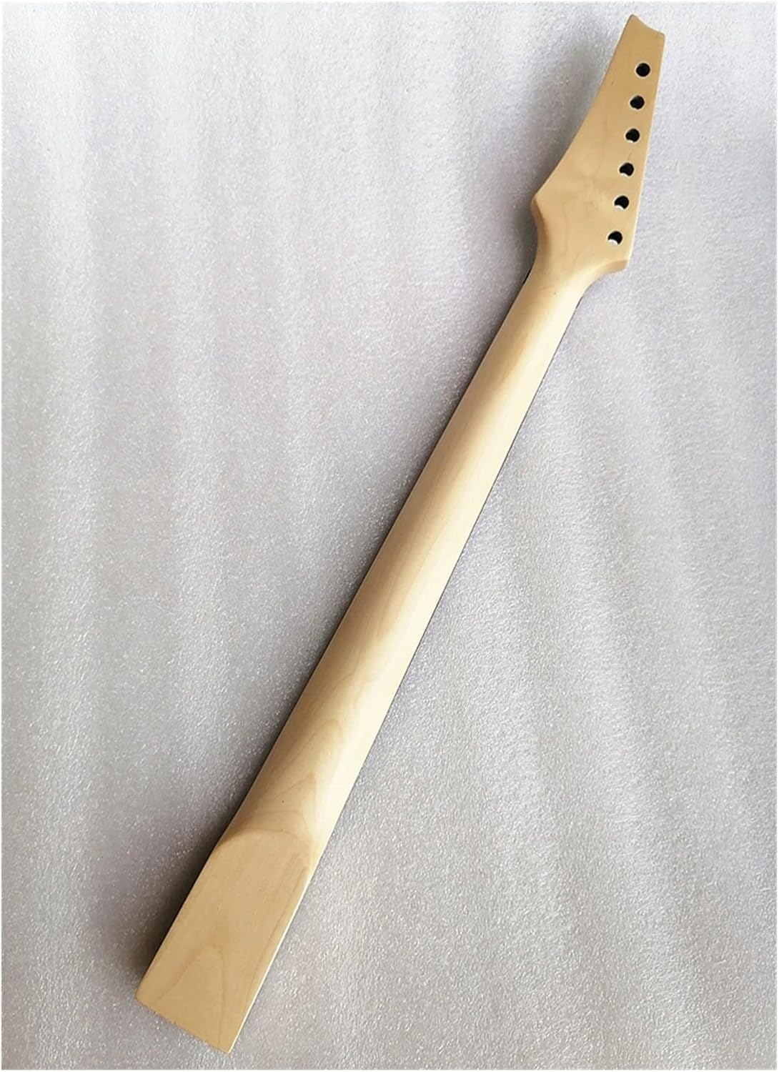 ZUZU 24 Frets Maple Electric Guitar Neck Rosewood Fingerboard Inlay Red Tree of Life Black Headstock Guitar Accessories Parts Unfinished Guitar Neck