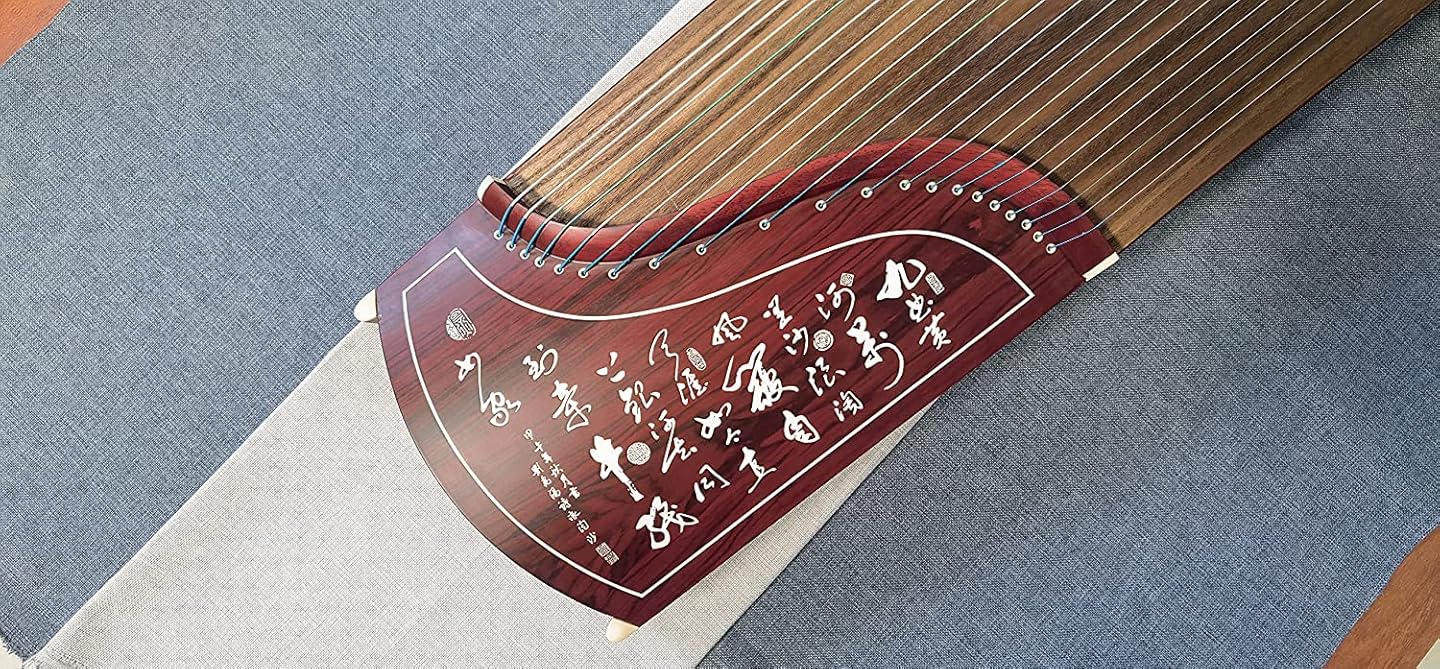 Landtom Professional Paulownia Guzheng (163cm) for Adults/beginner (Flowing water)