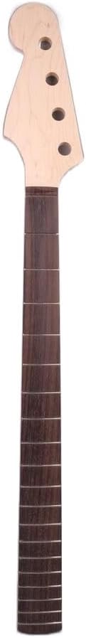 24fret Maple Bass Guitar Neck 34inch Rosewood Fretboard Left Hand Guitar Necks