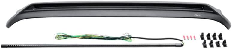 Auto Ventshade [AVS] Aeroskin Lightshield PRO/Hood Protector | Fits 2007-2018 Jeep Wrangler(JK, Includes Unlimited) | Low Profile Deflector/Bug Shield - 1 pc., Textured Black | 953060