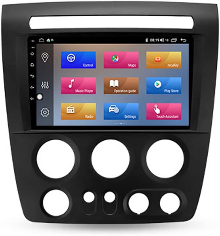 Android 10.0 Bluetooth Car Radio with Backup Camera 9 Inch Touchscreen FM Radio Receiver MP5 Player for Hummer H3 2005-2010 Double DIN Car Stereo Support Carplay/DSP/4G/DAB+