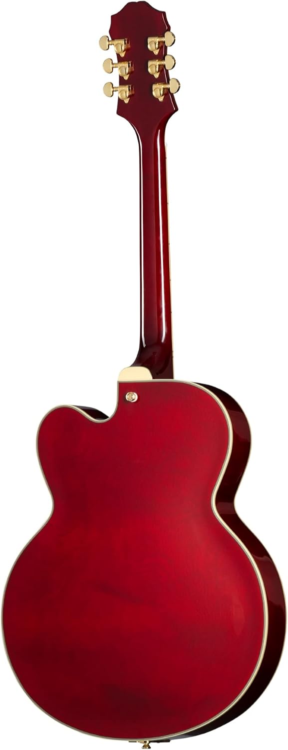 Epiphone Broadway Archtop Hollowbody, Wine Red with Gig Bag