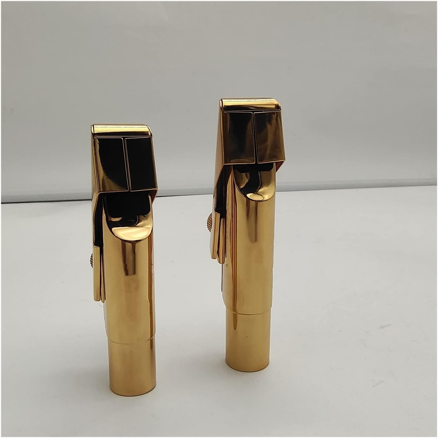 Sax Replacemen Set Professional Tenor Saxophone Alto Saxophone Mouthpiece Gold Plating Sax Accessories Saxophone Accessories (Color : Soprano Brass 5)