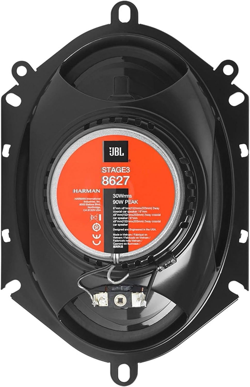 JBL STAGE3 2-Pairs of Stage3 8627AM 5x7 2-Way Coaxial Speakers