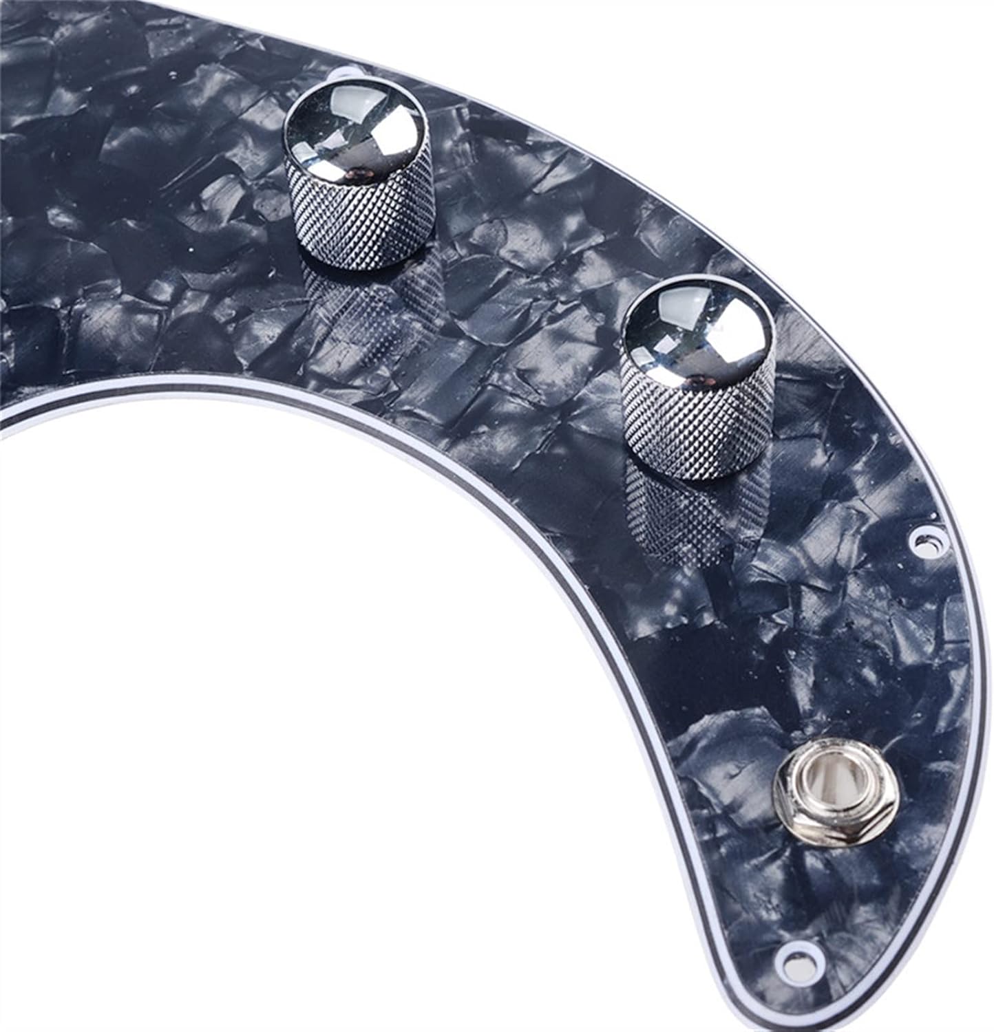 PB P Bass Prewired Loaded Pickguard with Pickup for 4 String P Bass Black Crimson Pearl Loaded Pickguard (Color : Black Pearl)