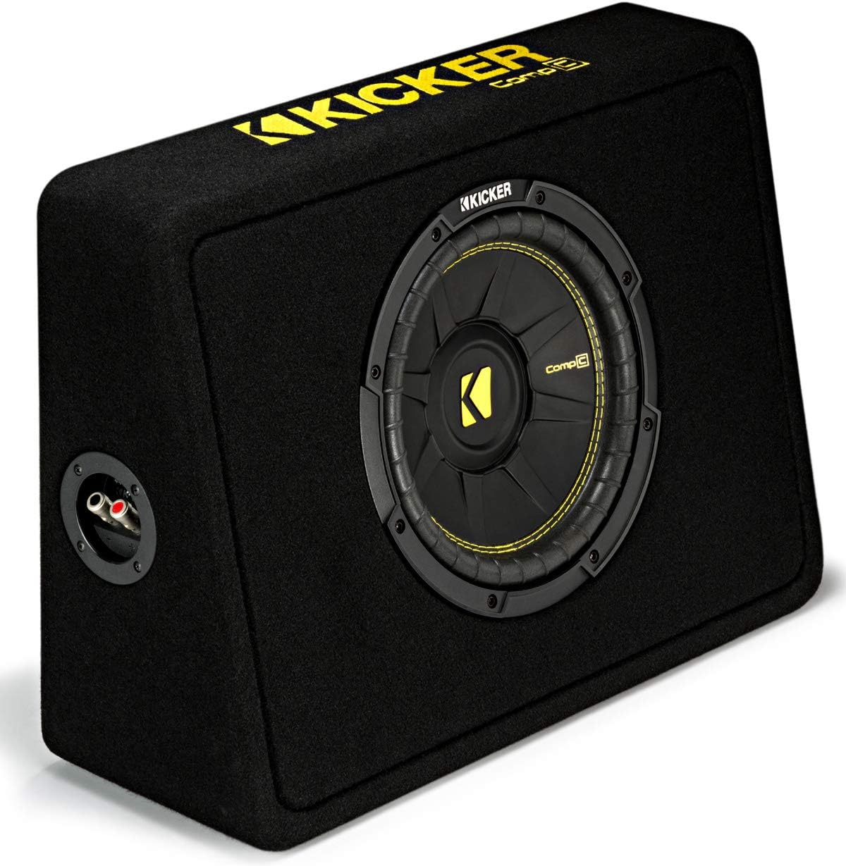 KICKER KIC17-44TCWC104-RS Car Audio CompC 10 inch Truck Sub Box Enclosure 4 Ohm (Renewed)