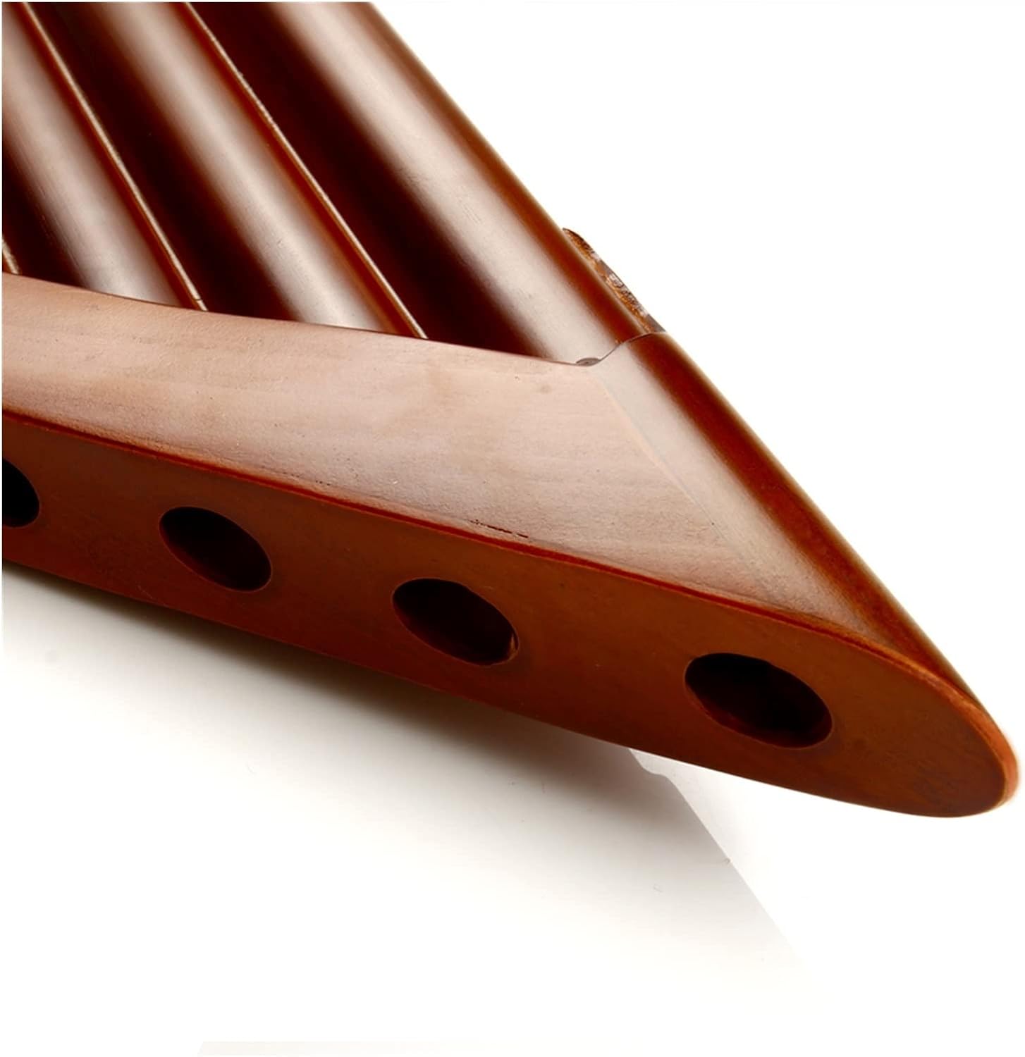 PanPipes Woodwind Instrument Folk Woodwind Instrument Pan Flute Natural Bamboo Pan Pipes 22 Pipes G Key Wind Pan-Flute Panflute Handmade (Color : Right-Hand)