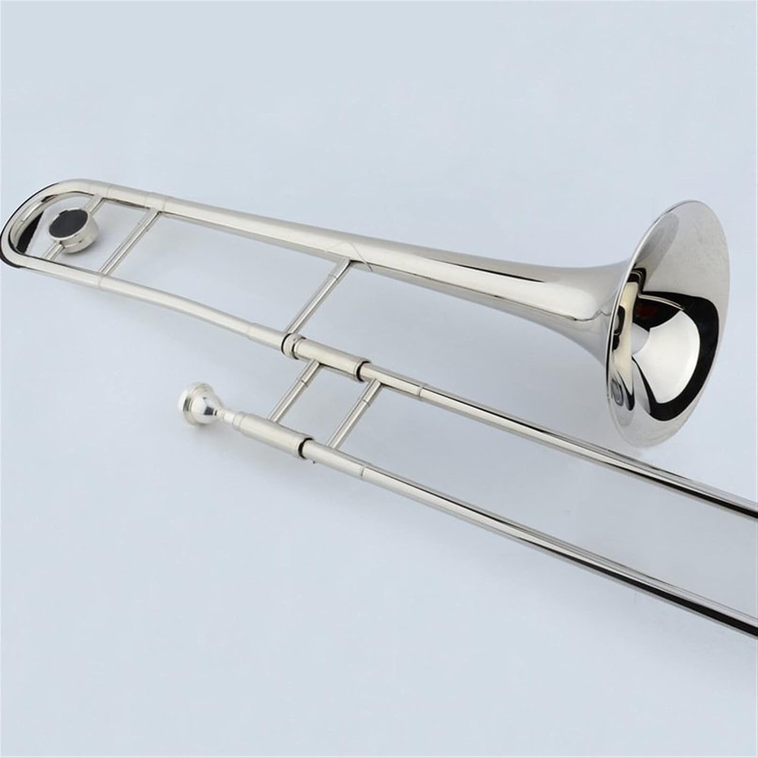 Standard Trombone Professional Alto B Flat Trombone Wind Instrument Lacquered Gold Nickel Plated Valve Trombone