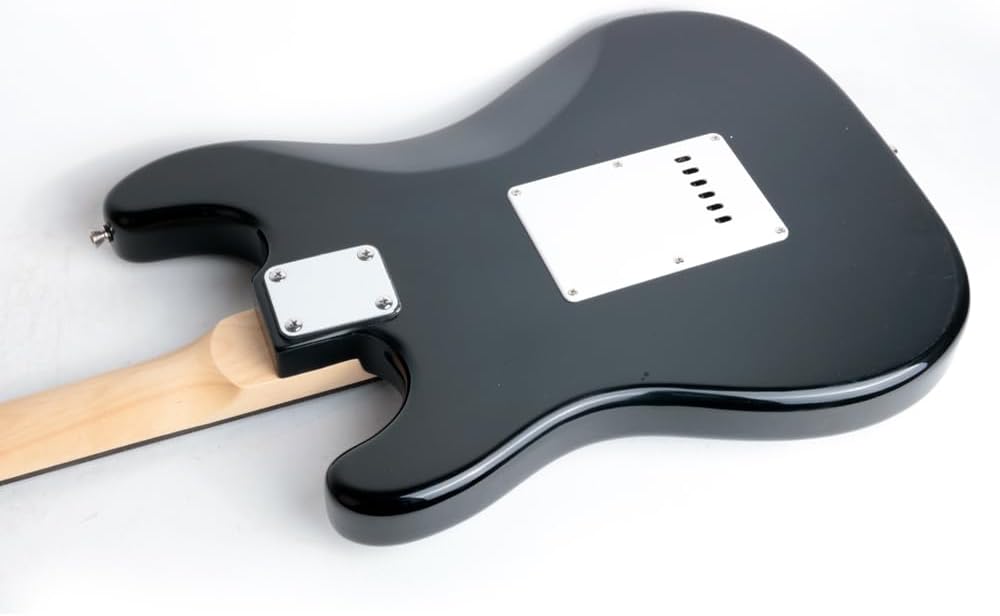 DST-30 Full Size Electric Guitar Beginner Starter Practic With Gig bag And Strap (DST-30, Black)