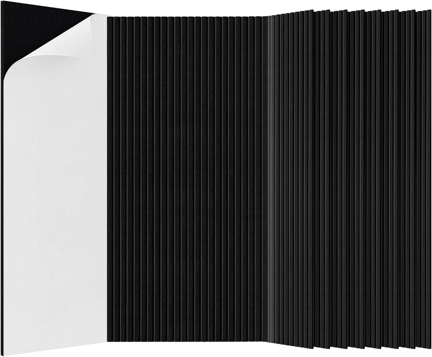 10 Pack Acoustic Panels,47.2”x23.6“x0.4” Acoustic Wall Panels,Large Soundproof Panels,Self-Adhesive Sound proof Panels for Walls,Acoustic Treatment for Recording Studio&Office,Black