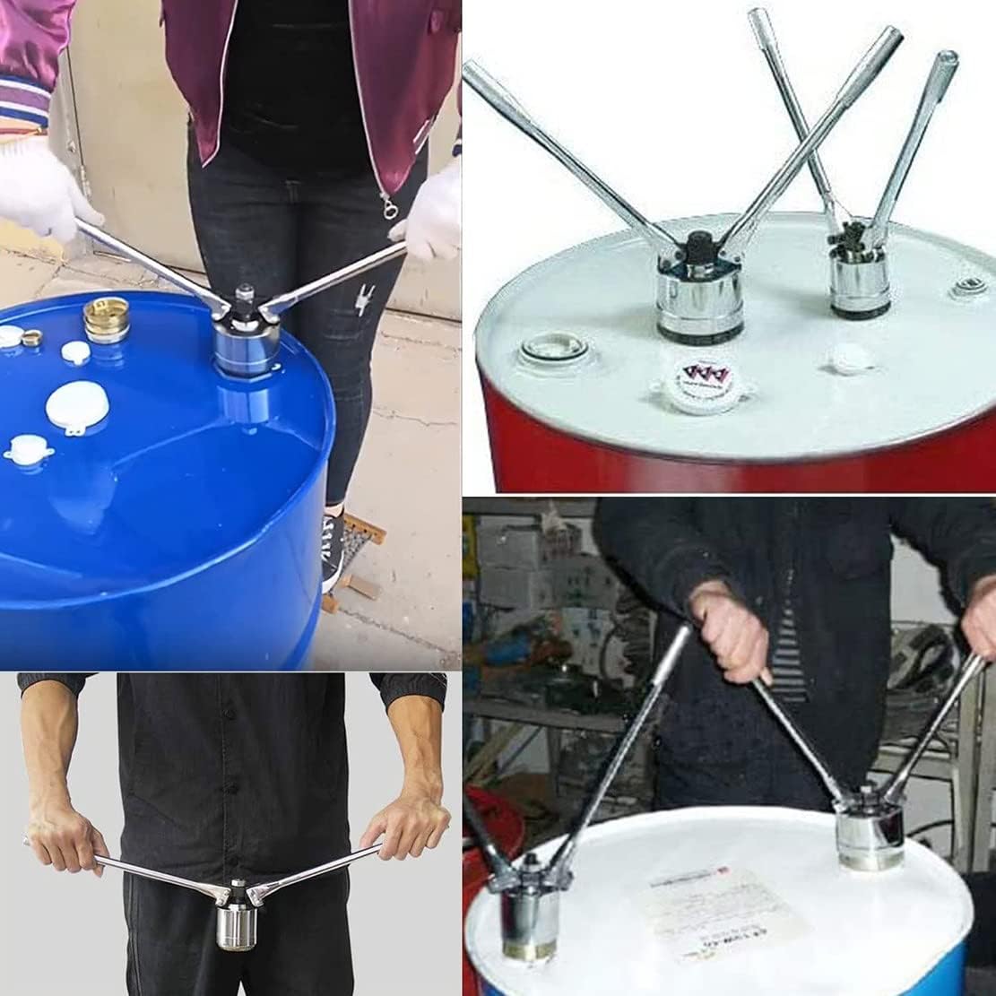 200L/35&70mm Drum Sealing Machine, Drum Cap Seal Barrel Crimping Tool, Barrel Crimper Sealer Used in Coating Manufacturing, Chemical Industry, Grain and Oil