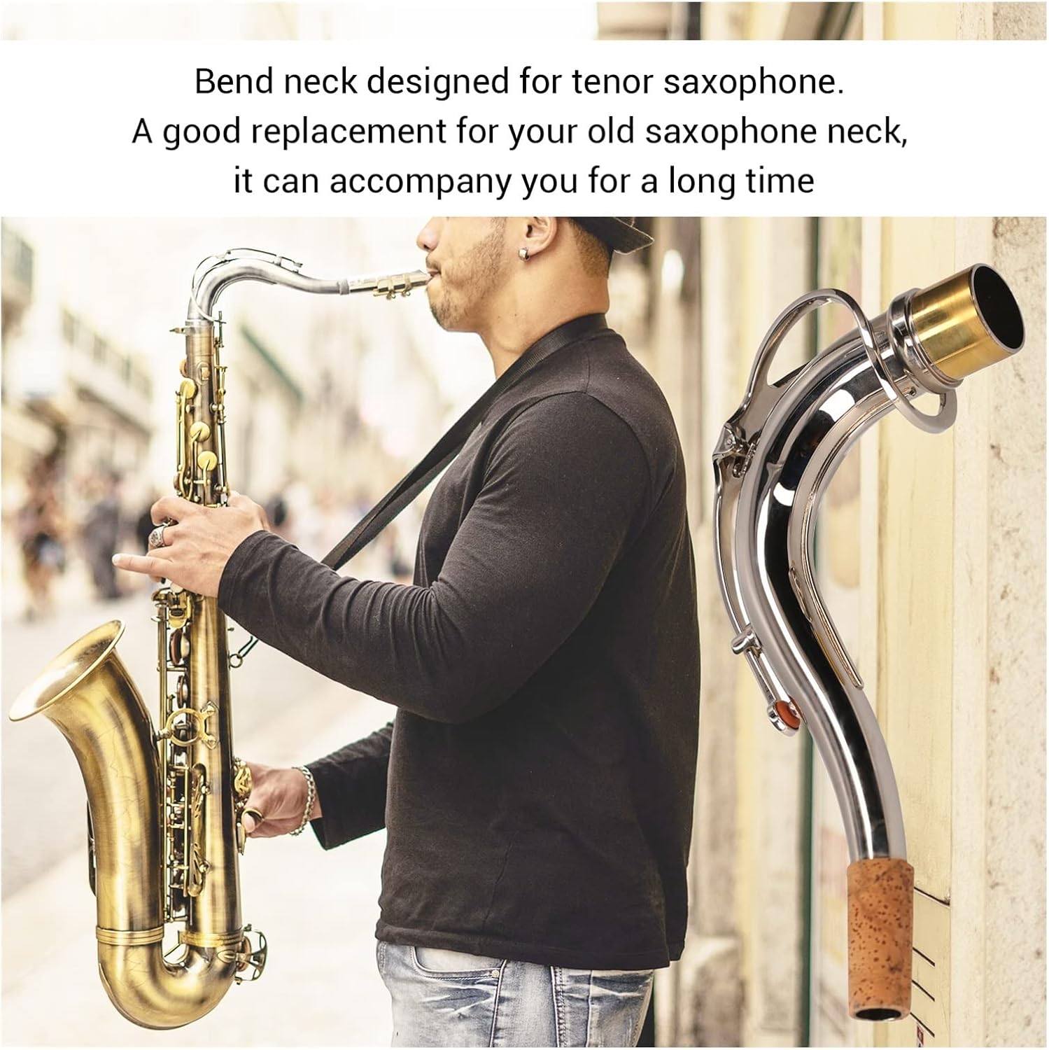 Sax Replacemen Set Alto Saxophone Elbow Bend Neck Connector Diameter Saxophone Replacement Parts Accessories Saxophone Accessories