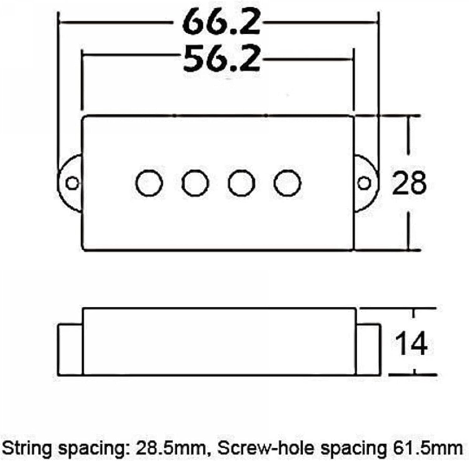 Humbucker Guitar Pickup 4 Strings PB Electric Bass Guitar Pickup Four Strings P Bass Pickups
