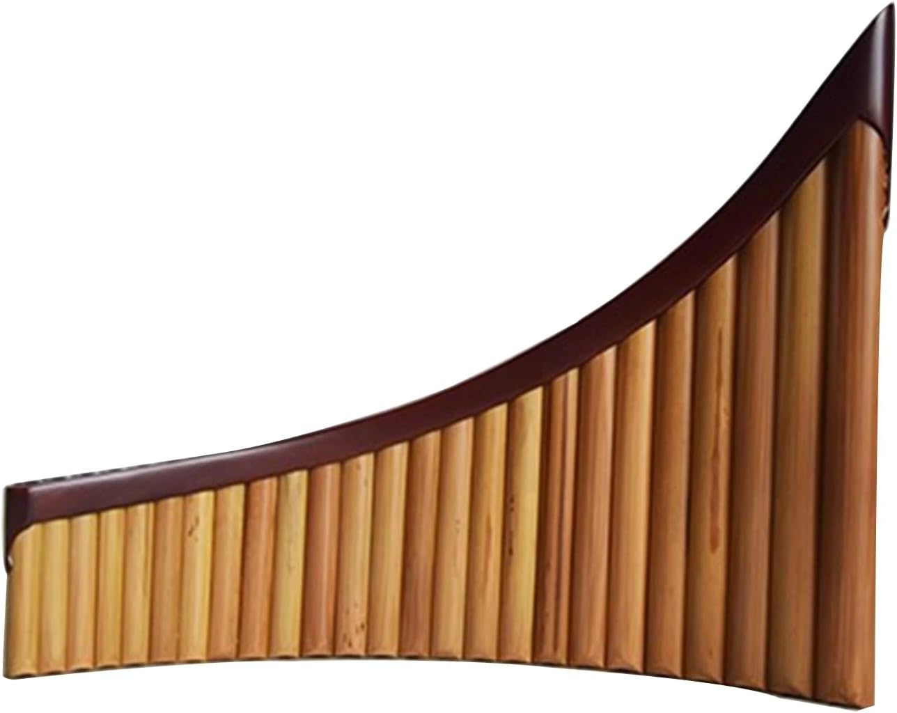 25 Pipes Bamboo Pan Flute Bagpipes G Key or C Key Musical Instrument Pan Pipes Woodwind key Professional Panpipe Pan Flute Instrument (Color : G Key, Size : Right Hand)