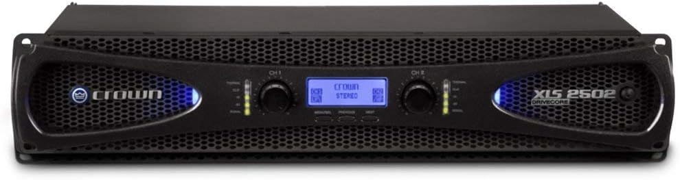 Crown XLS2502 Two-channel, 775W at 4 Power Amplifier (Renewed)