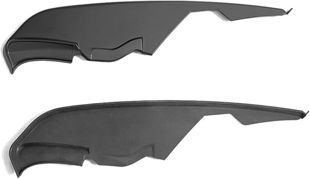 Car Front Spoiler Bumper Air Intake Vent Trim Compatible for Mustang 2015-2017 Fog Light Lamp Cover Splitter Lip Guard Plate