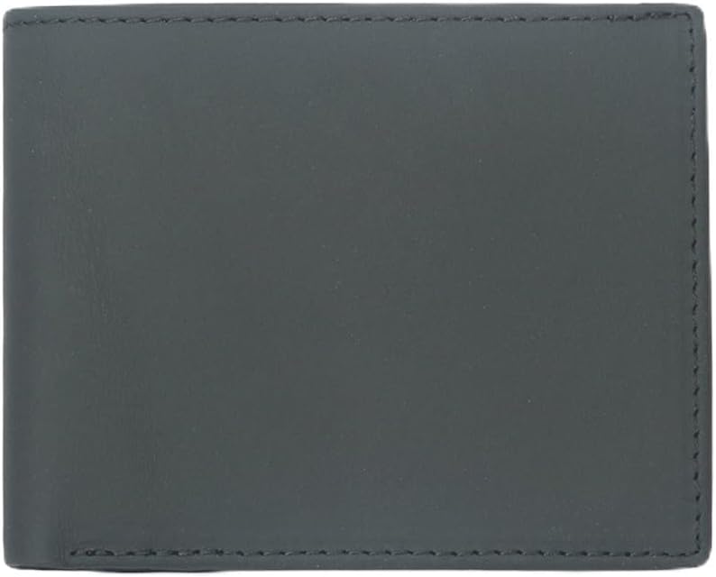 Banknote Clip Cowhide Short Anti-theft Swipe Wallet Card Bag Men's Carbon Fiber Pattern