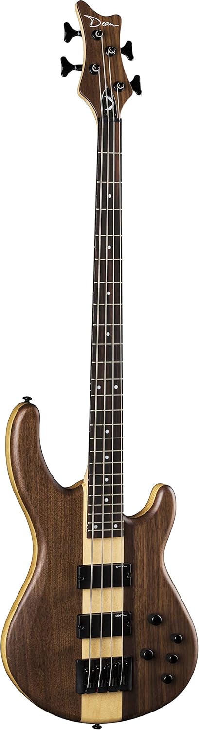 Dean Edge Select Pro 4-String Bass Guitar, Walnut Satin Natural