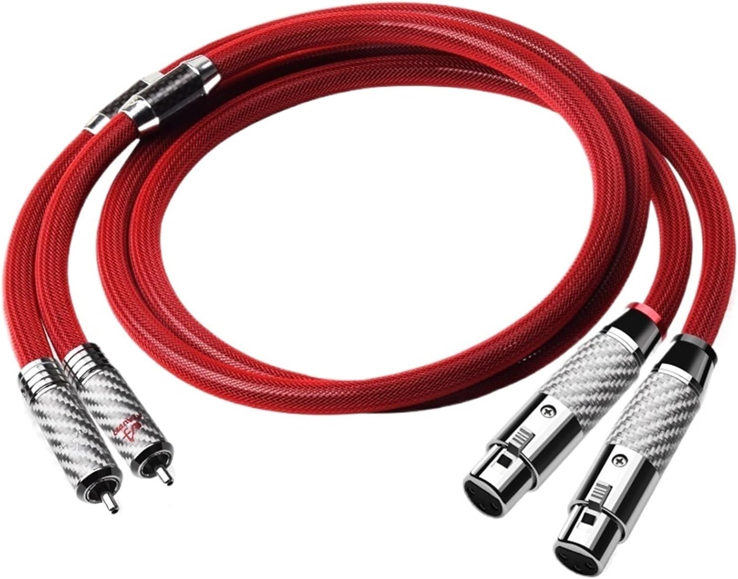 Dual XLR to Dual RCA Male Cable Pure silver 2 XLR to 2 RCA Audio Wire for DVD Amplifier(2rca to 2xlr female,3m)