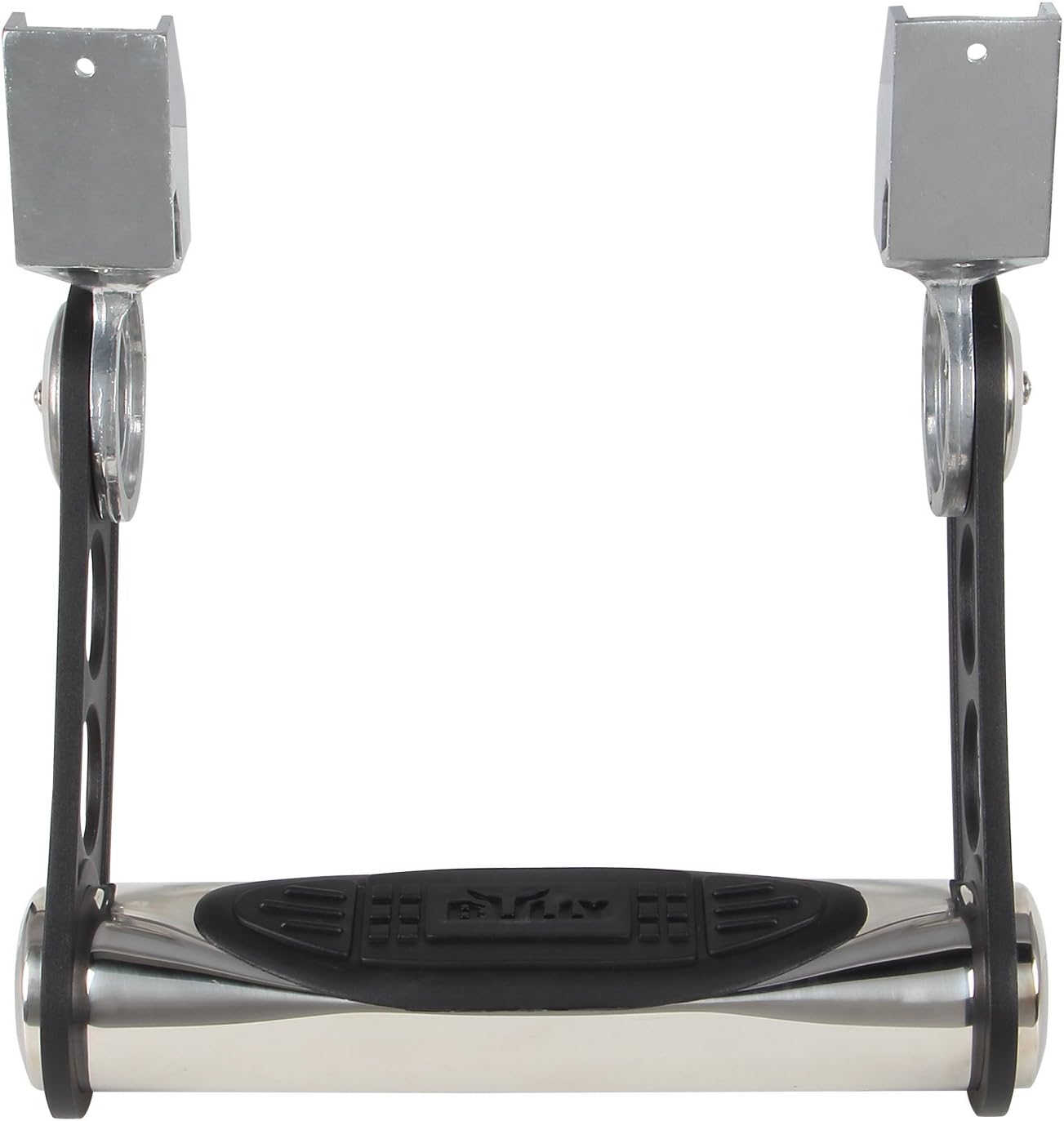 Bully AS-800 Universal Stainless Steel Tube Hoop Step Bar with Black Powder Coated Arms