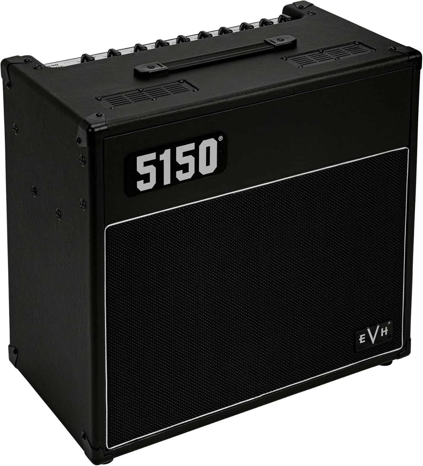 EVH 5150 Iconic Series 15W 1 x 10 Combo Electric Guitar Amplifier (Black) Bundle with EVH Guitar Cable (2 items)