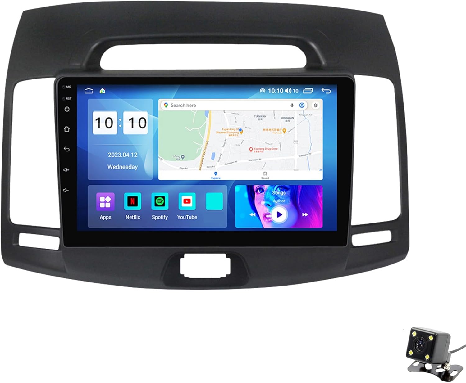 ADMLZQQ Double Din Car Stereo Multimedia with Bluetooth and 9