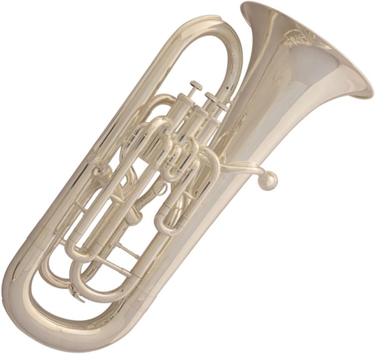 Musical Instrument Euphonium Silver Plated Keys Professional Performance Euphonium All-brass Instrument