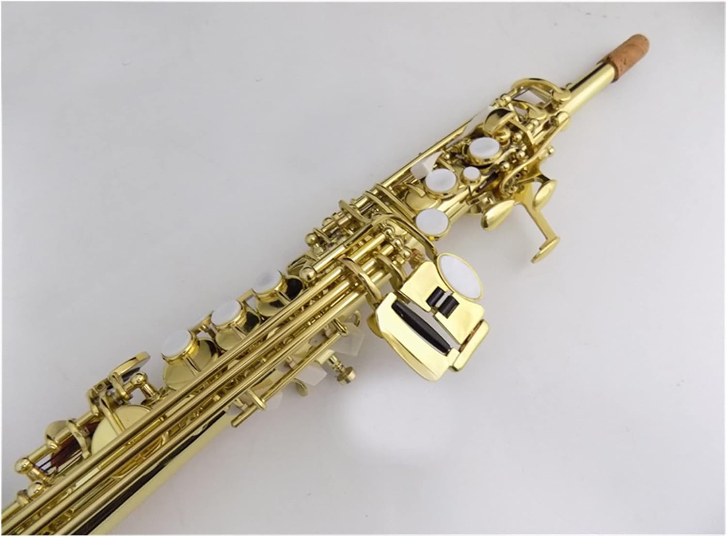 Professional Saxophone EB Saxophone Sopranino Yellow Brass with Foam Case Woodwind Musical Instruments Professional Music Brass Sax Beginners Kit