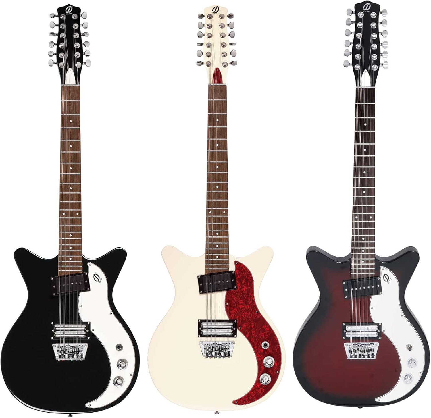 Danelectro 59X 12 String Red Burst, D59X12-REDB