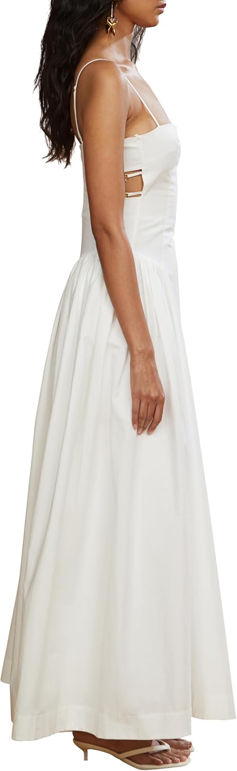 Amur Womens Aliza Midi Poplin Dress