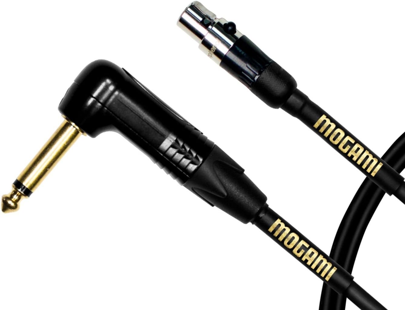 Mogami Gold BPSH TS-18R Belt Pack Instrument Cable for Wireless Instrument Systems, 1/4