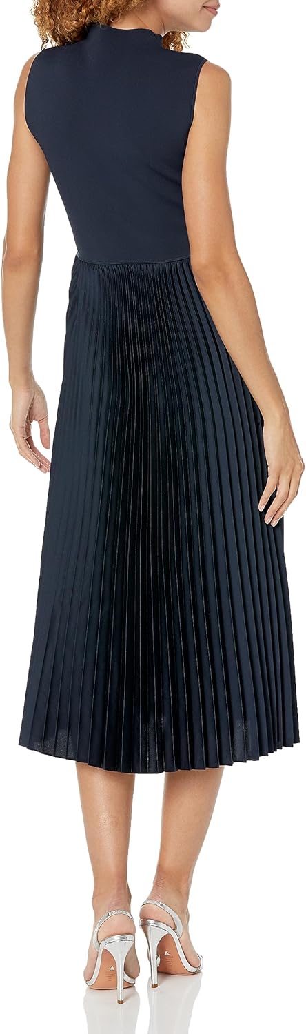 Theory Women's Pleated Combo Dress