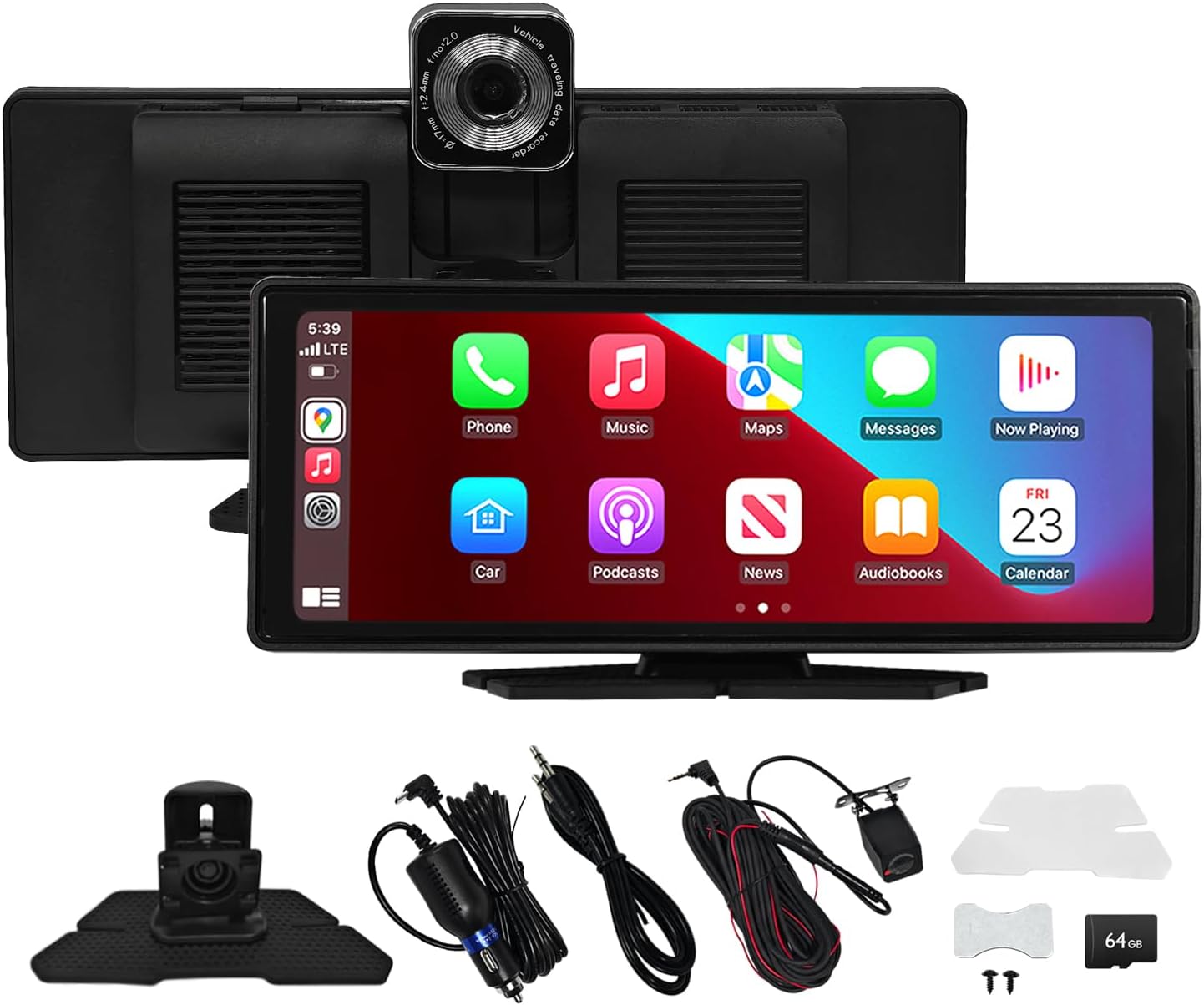 Portable Carplay Screen for Car, 10.26