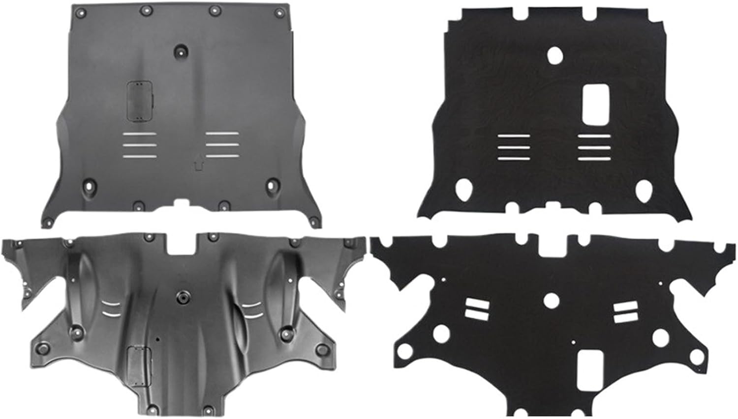 Car Chassis Armor Soundproof Cotton Compatible For Tesla Model 3 Engine Guards Manganese Steel Engine Protection Device Model3 Accessories(Alloy Soundproof)