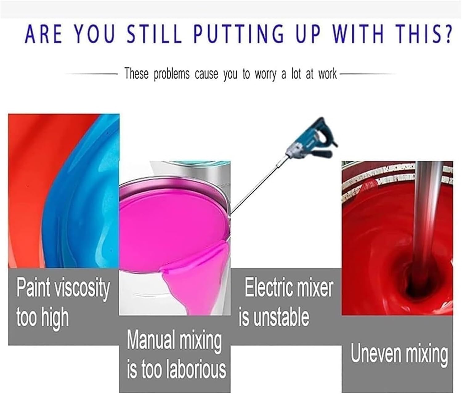 5 Gal/20L Stainless Steel Automatic Paint Stirring Machine,Pneumatic Bracket Mixer,Desktop Vertical Air Agitator,for Mixing