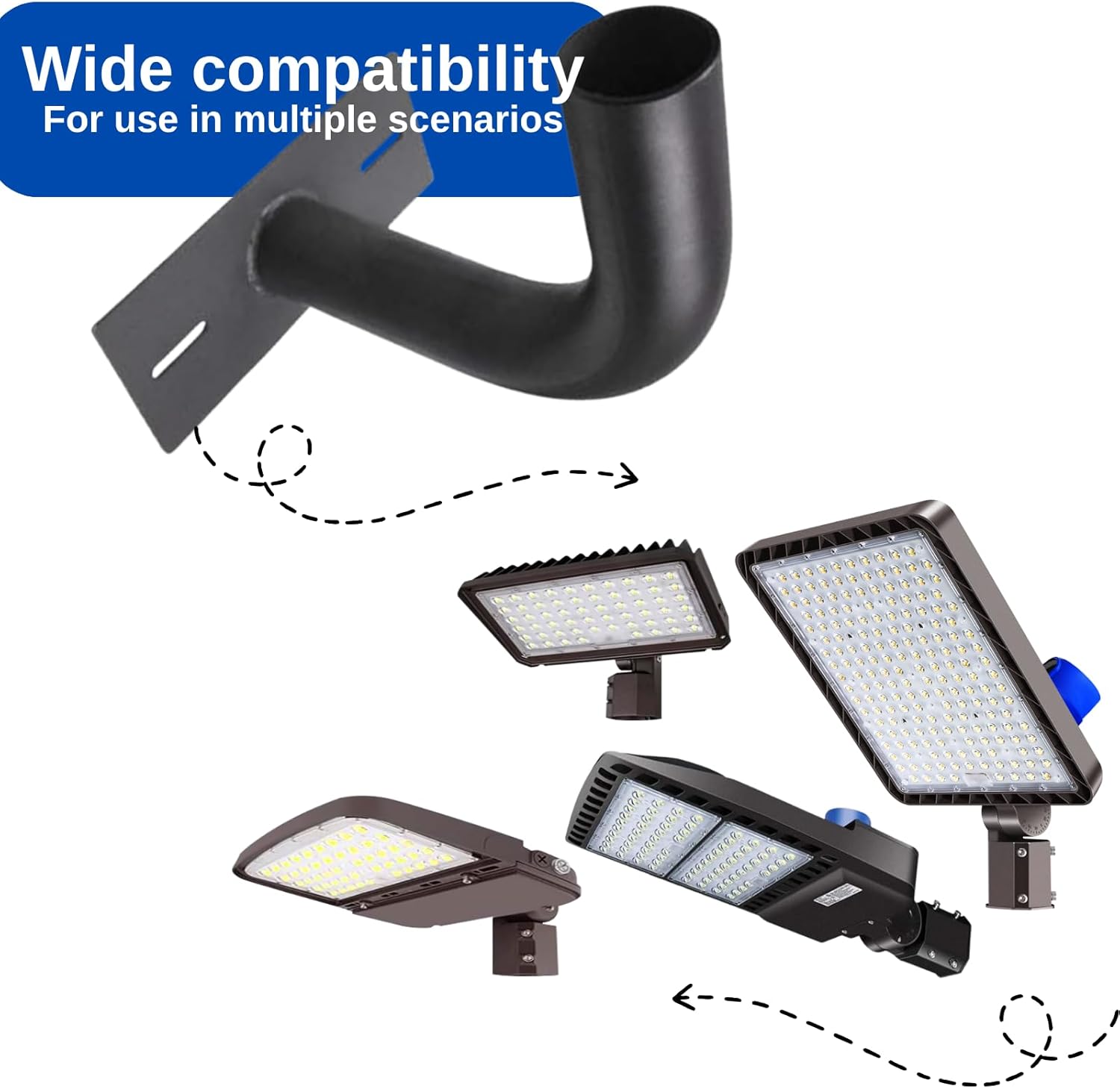 Wall Mount Bracket with 2-3/8