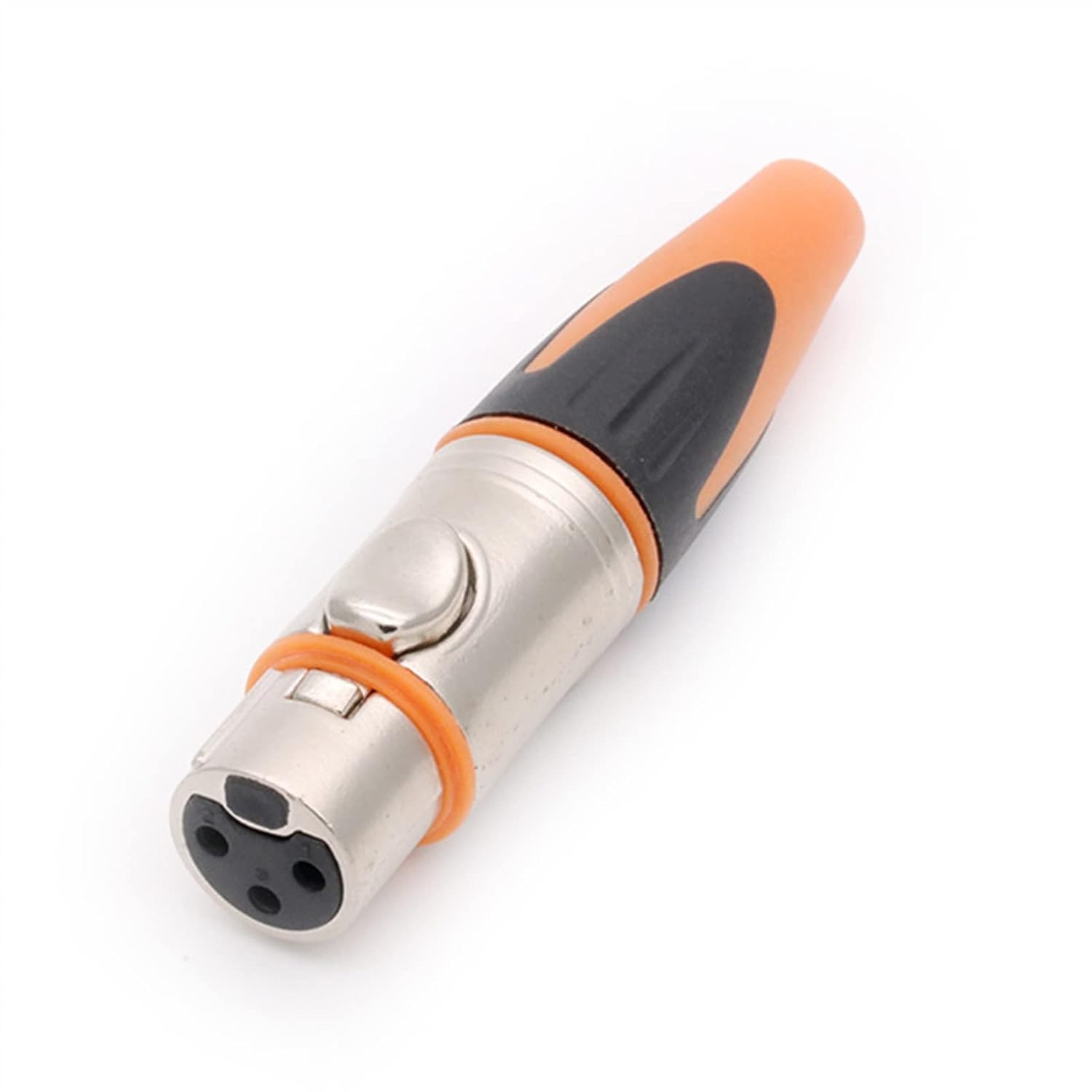 X L R Plug 3Pin Metal X L R Adapter Female/Male Microphone Connector Plug Straight Balanced Socket 10Pcs (Color : 10xF 3P)