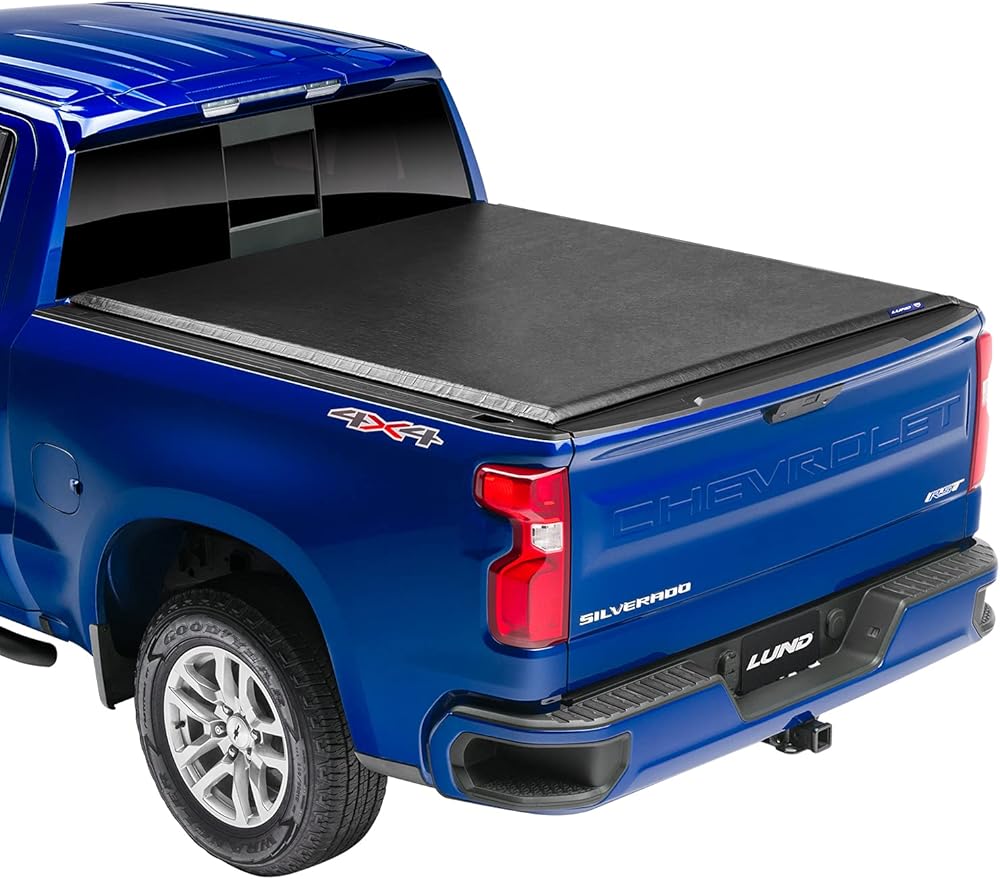 Lund Genesis Roll Up Soft Roll Up Truck Bed Tonneau Cover | 96053 | Fits 1999 - 2006, 2007 Classic Chevy/GMC Silverado/Sierra 1500 Classic 6' 6