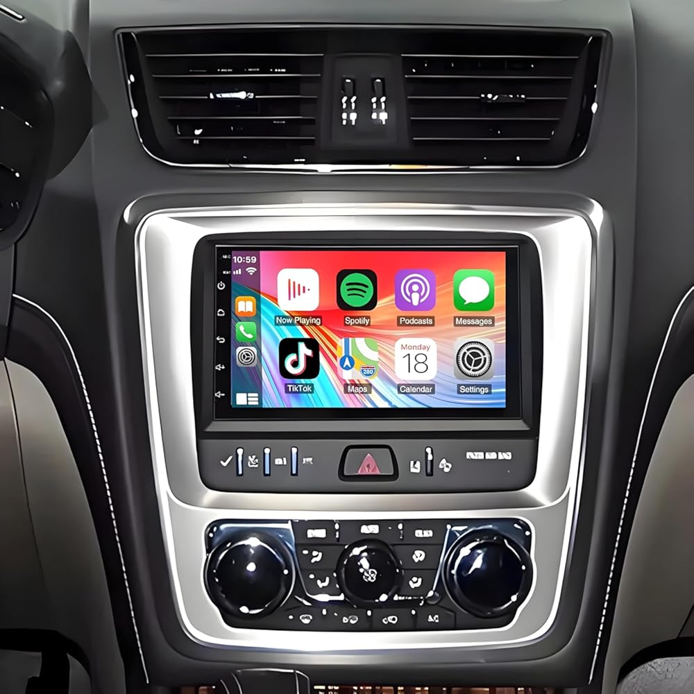 Android 14 Car Radio Stereo for GMC Acadia 2013-2017,for Chevrolet Traverse 2013-2017,for Buick Enclave 2013-2017,7'' Carplay Stereo Screen with Carplay Android Auto,GPS Bluetooth Backup Camera,2+32G