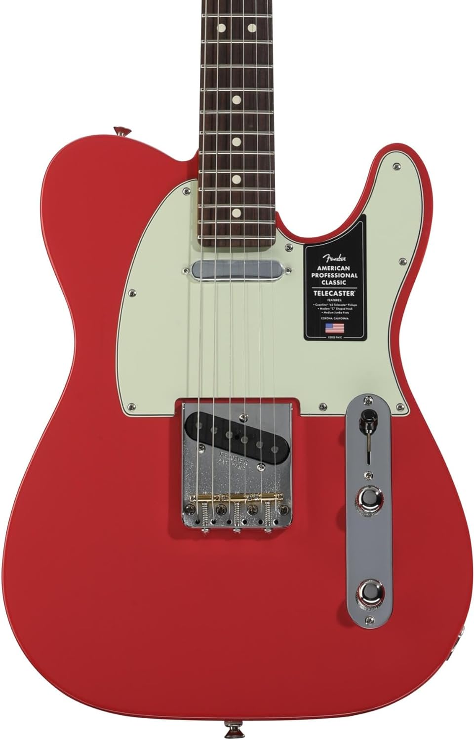 Fender American Professional Classic Telecaster Electric Guitar - Faded Dakota Red