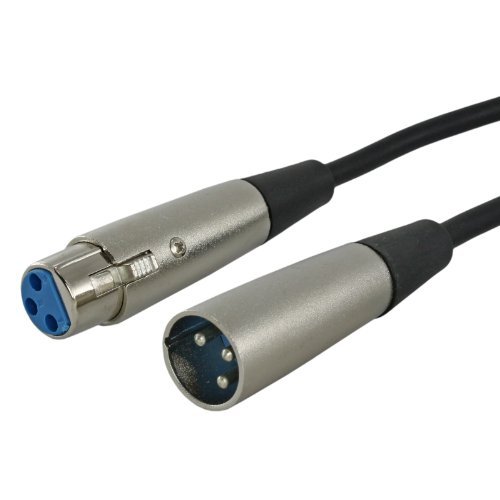 10 Pack 25 Foot 3pin XLR Male to Female Pro Audio Mic Microphone Audio Cable
