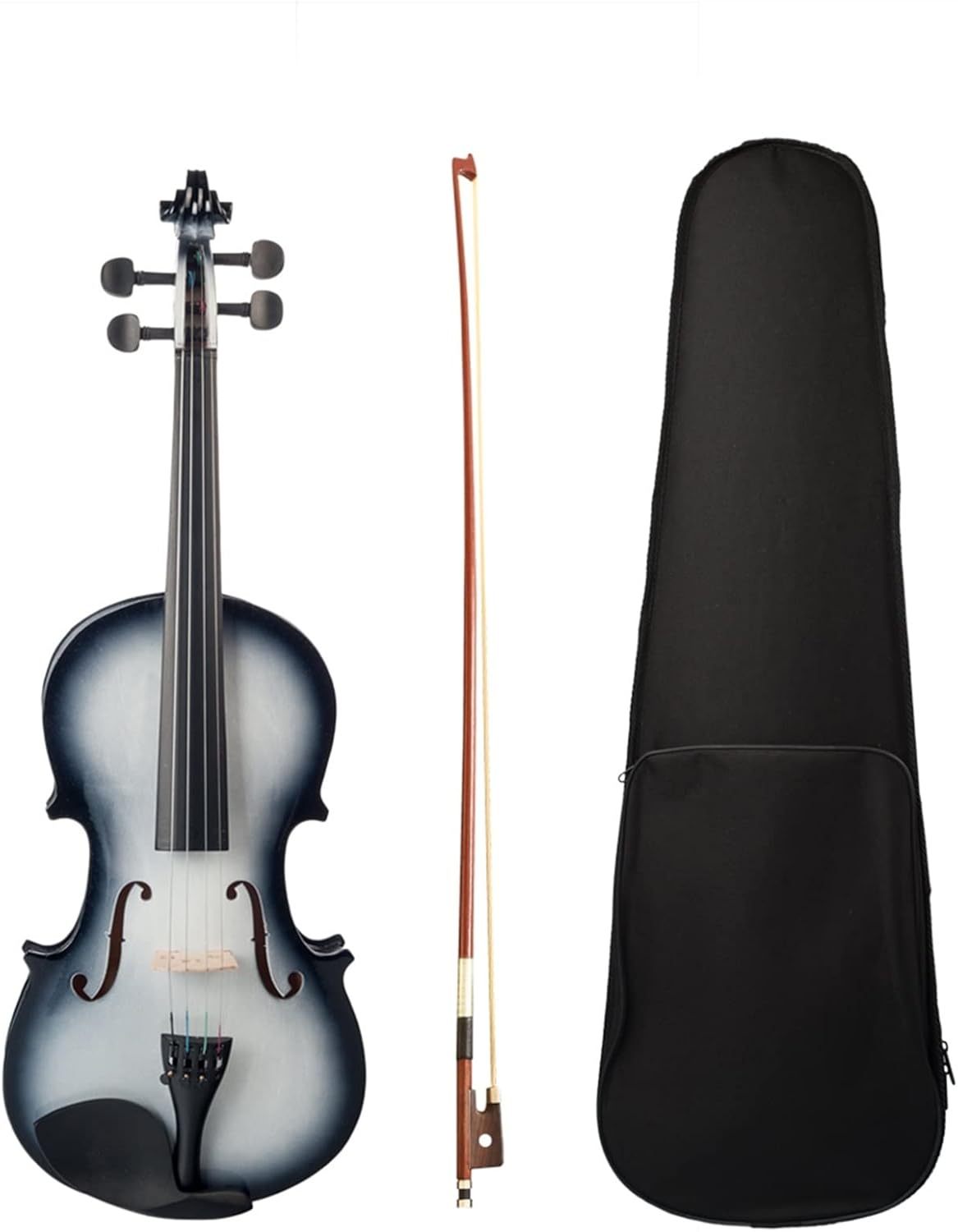 TSTS 1/8 Size Violin with Case Bow Strings Bass Wood Violin for Beginner Students Kids Violin Gift Adults Violins