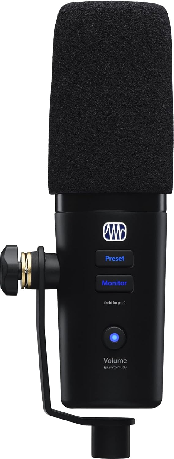 Audiosavings Bundle: Presonus Revelator Dynamic USB-C Microphone for Recording/Streaming/Podcasting Bundle with Rockville DMS40 40