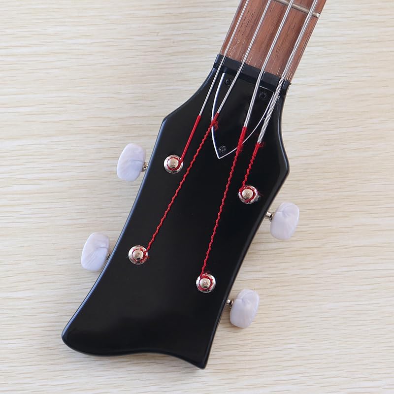 4-String Violin Bass Guitar, 41-Inch Full Size, Right-Handed, High Gloss Black Finish(M2)