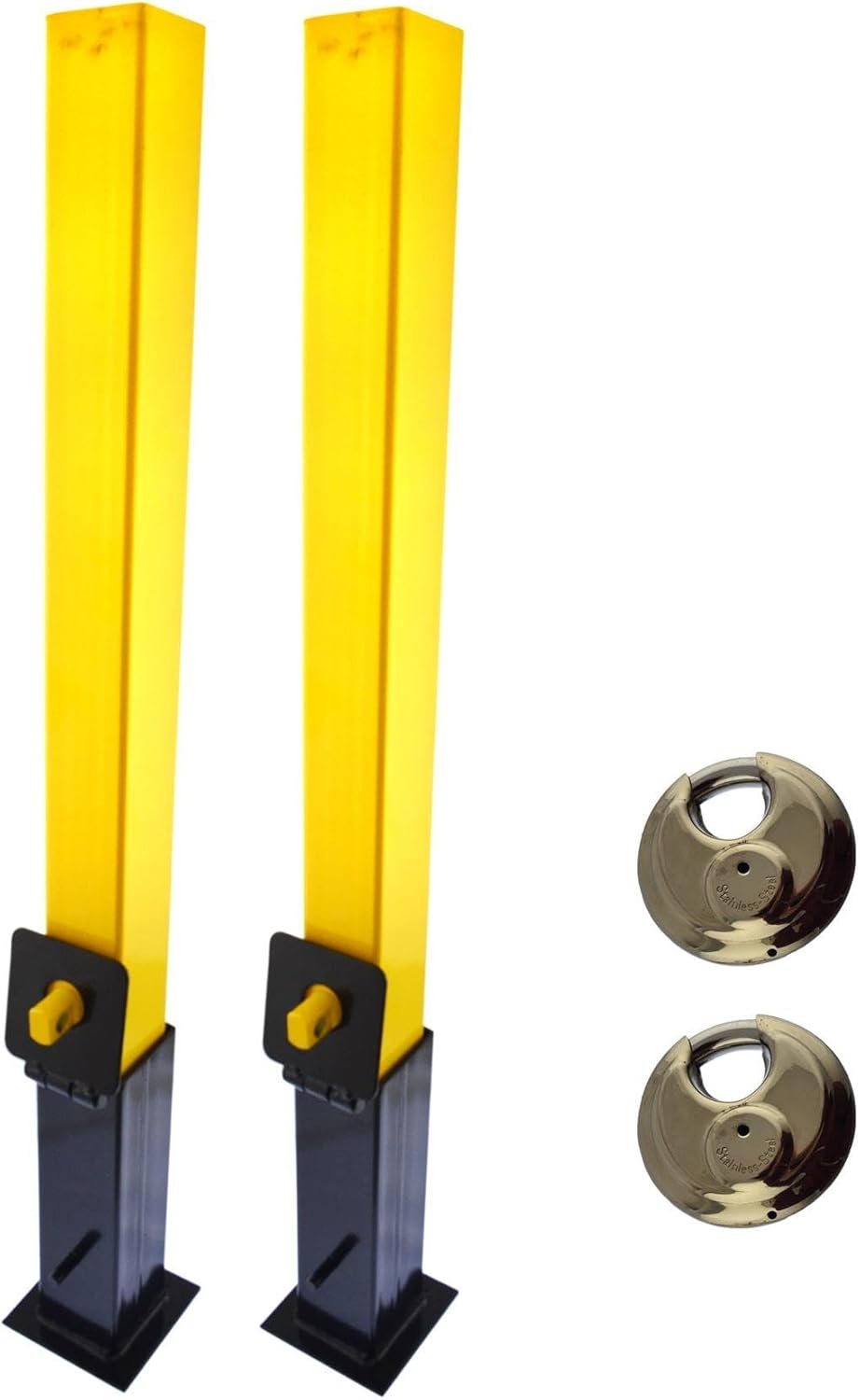 Security Post Lock Removable Caravans Trailers Driveway 2 Pack Cement in TR177