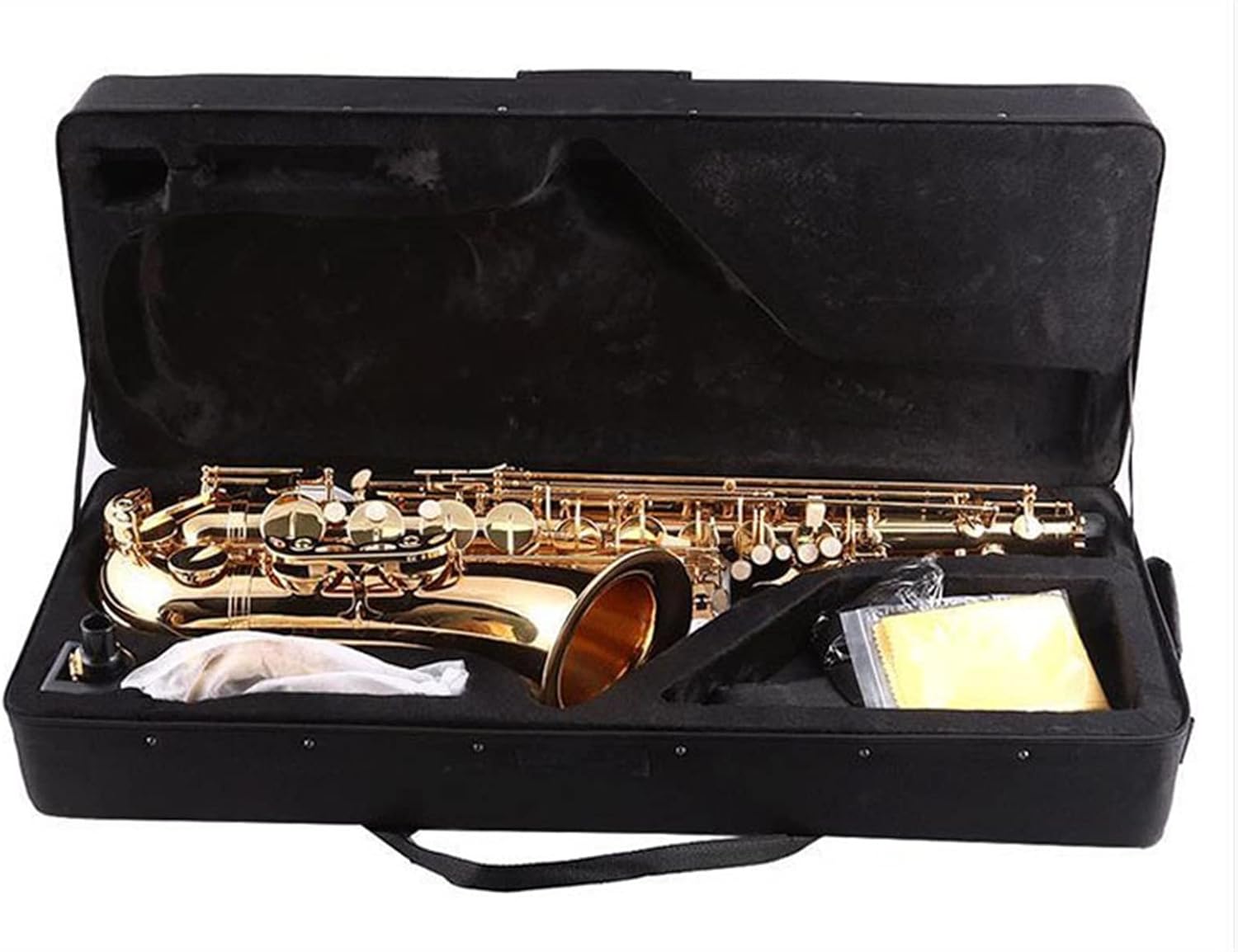 KESHUO E-Flat Alto Saxophone Wind Instrument Grading Performance Authentic Adult Beginners Brass Sax Beginners Kit